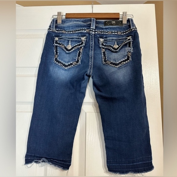 Miss me girls capri size 16 raw hem - Picture 2 of 11